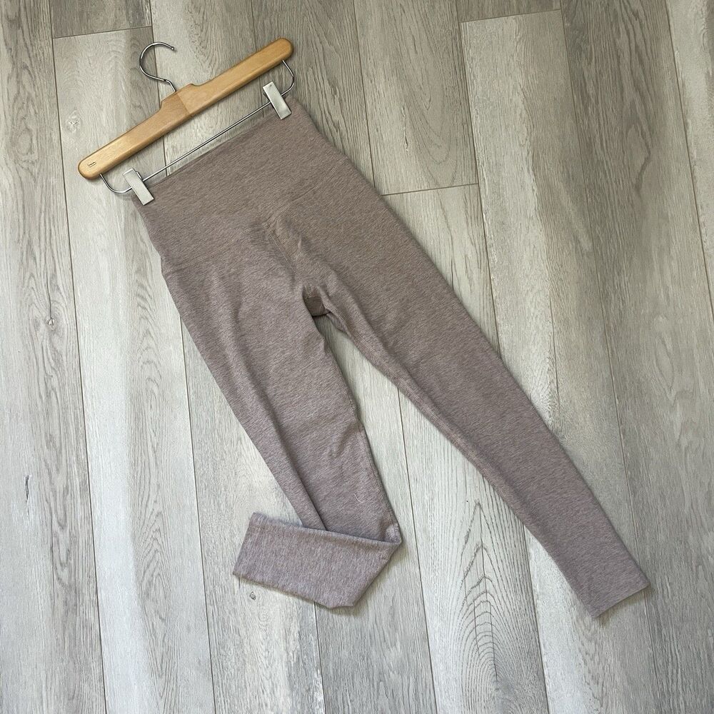 Beyond Yoga Leggings spacedye crop skinny womens Beige xsmall workout activewear
